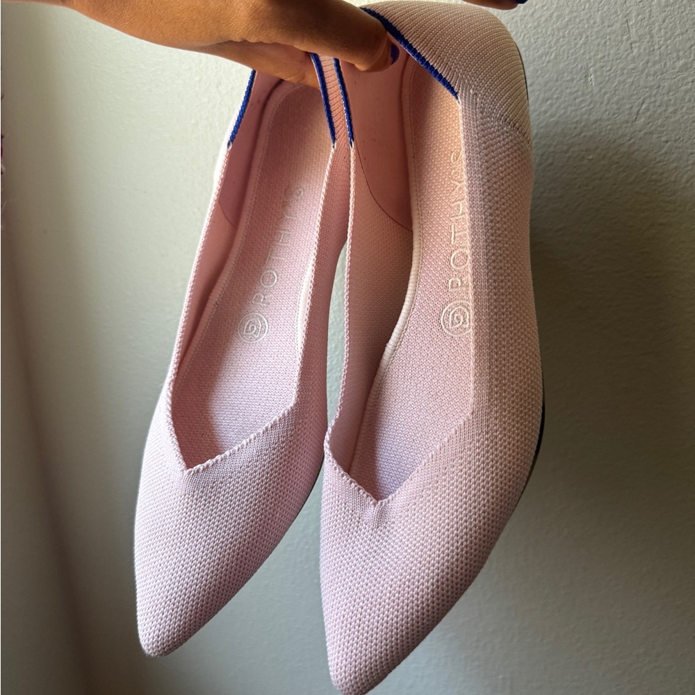Rothy's THE POINTY in pink size 9